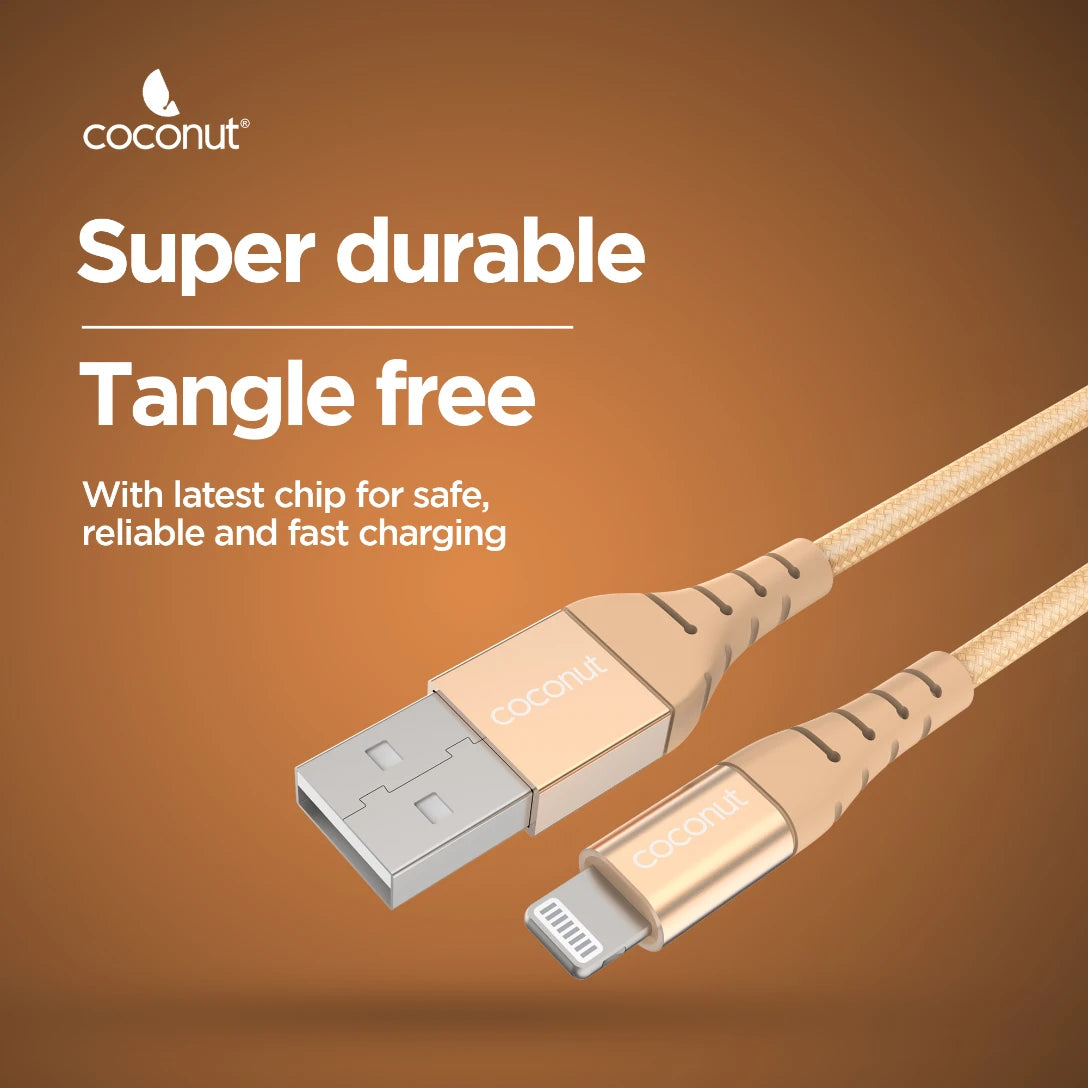 MC01 MFi Certified USB-A to Lightning Cable for fast charging